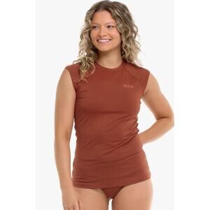 EIDON Women's Standard Wave Rider Cap Sleeve Rashguard with UPF 50